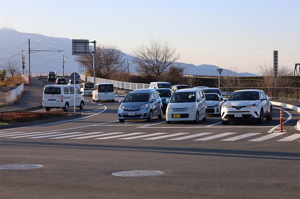 豊積橋南交差点 改良