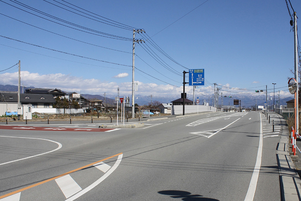 豊積橋の南詰め改良